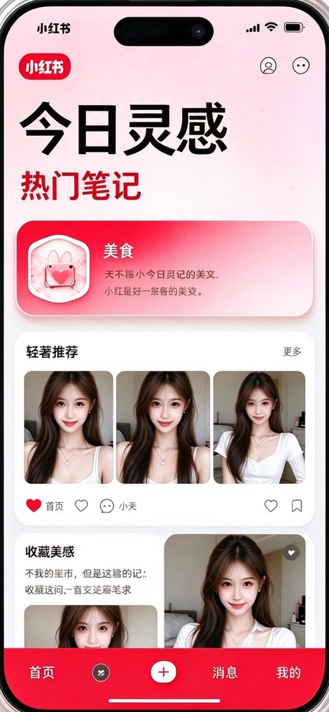 Xiaohongshu discovery feed
